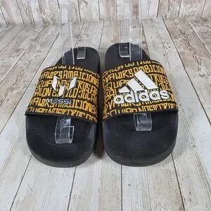 adidas | Shoes | Adidas Adilette Messi Slides Sandals Black  display picture 1